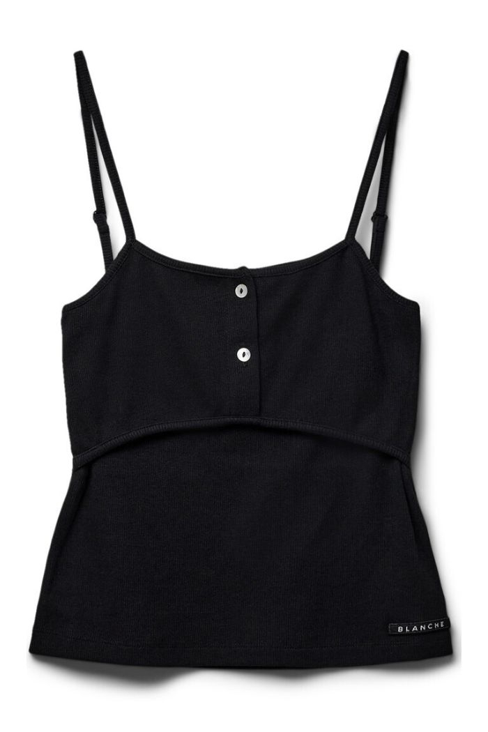 Blanche, Bella Strap Top, Black